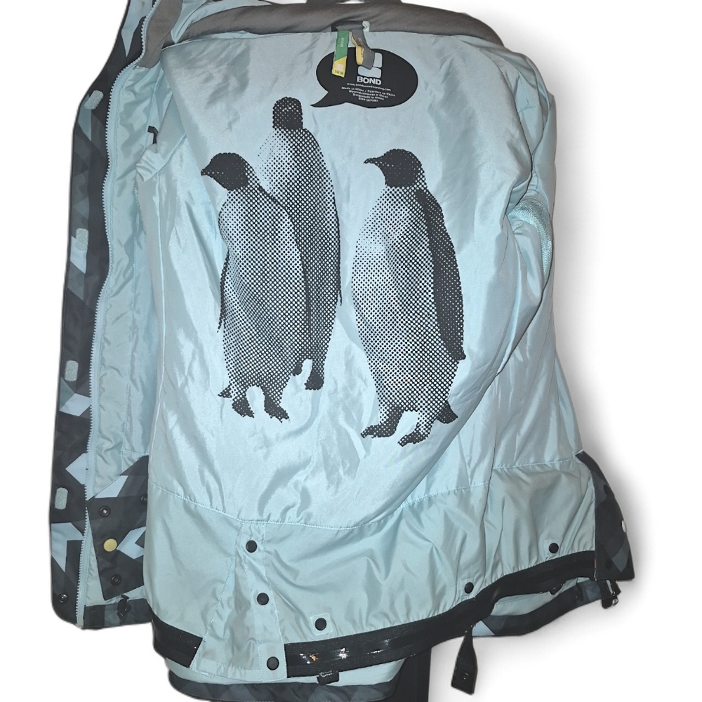Bond Provision Snowboard Shell Ski Green Jacket 10K Medium Muti Pockets, Venting - Picture 10 of 11